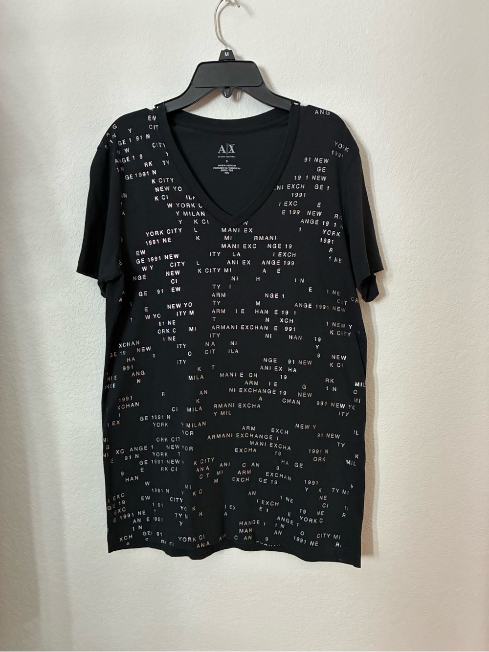 Armani Exchange AX Logo Scatter Print Tee